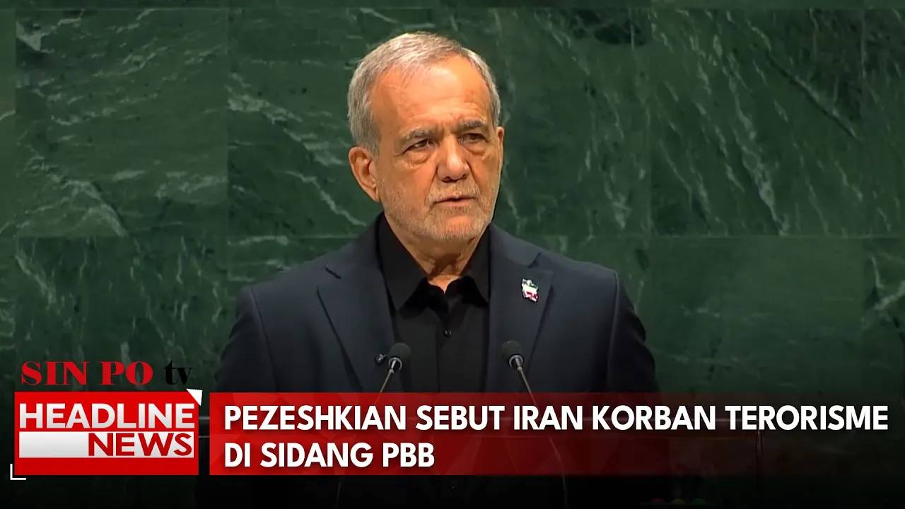 Pezeshkian Sebut Iran Korban Terorisme di Sidang PBB