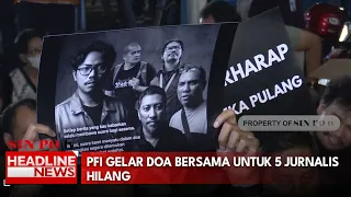 PFI Gelar Doa Bersama Untuk 5 Jurnalis Hilang