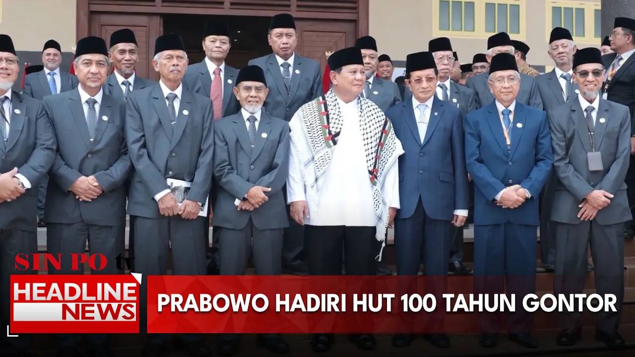 Prabowo Hadiri HUT 100 Tahun Gontor
