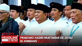 Prabowo Hadiri Muktamar Ke-35 NU Di Jombang