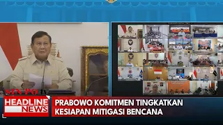 Prabowo Komitmen Tingkatkan Kesiapan Mitigasi Bencana