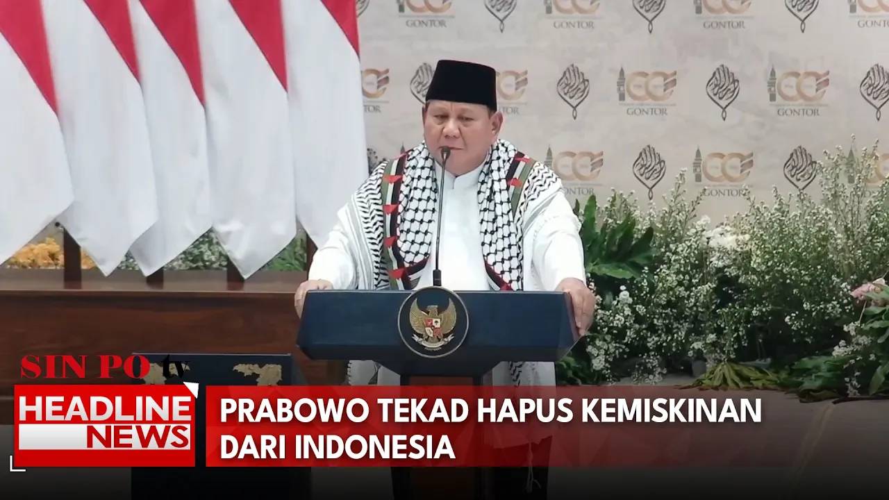 Prabowo Tekad Hapus Kemiskinan Dari Indonesia