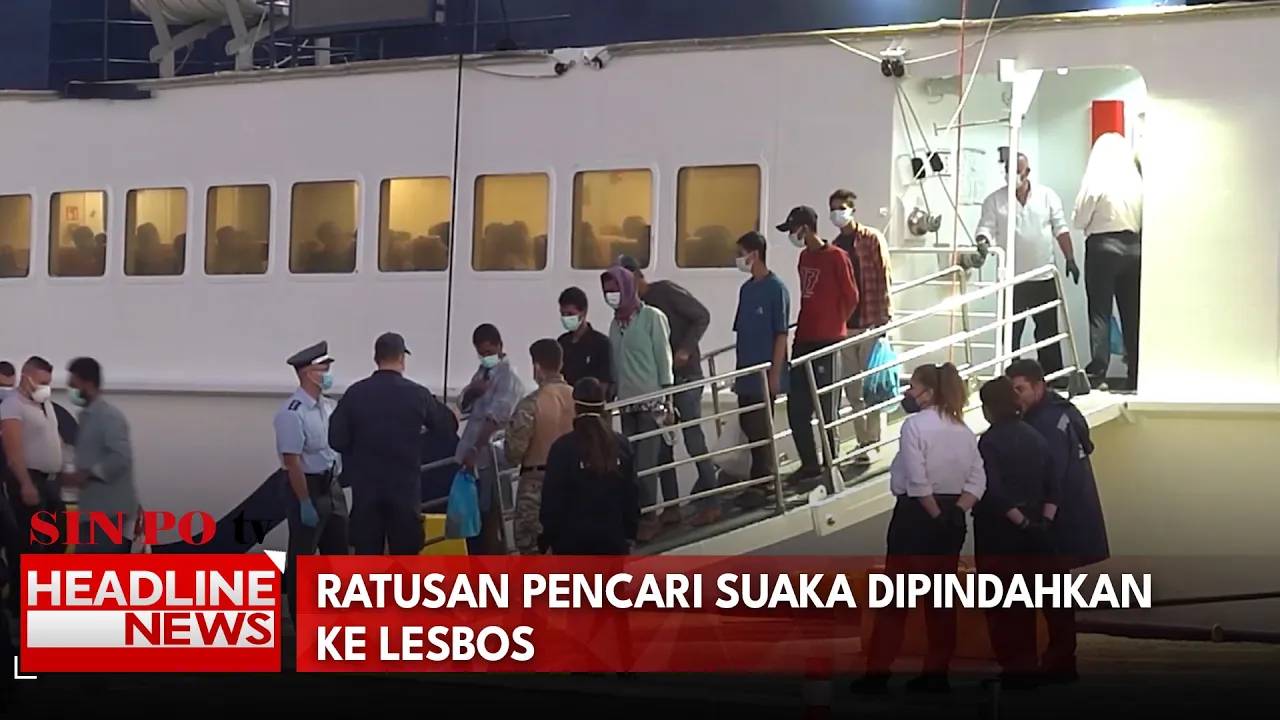 Ratusan Pencari Suaka Dipindahkan ke Lesbos