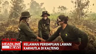 Relawan Perempuan Lawan Karhutla Di Kalteng