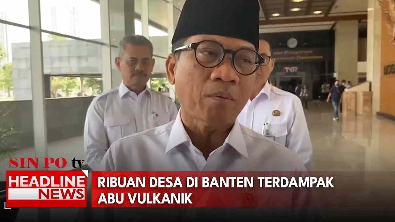 Ribuan Desa di Banten Terdampak Abu Vulkanik