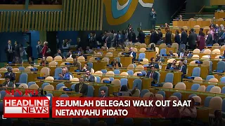 Sejumlah Delegasi Walk Out Saat Netanyahu Pidato