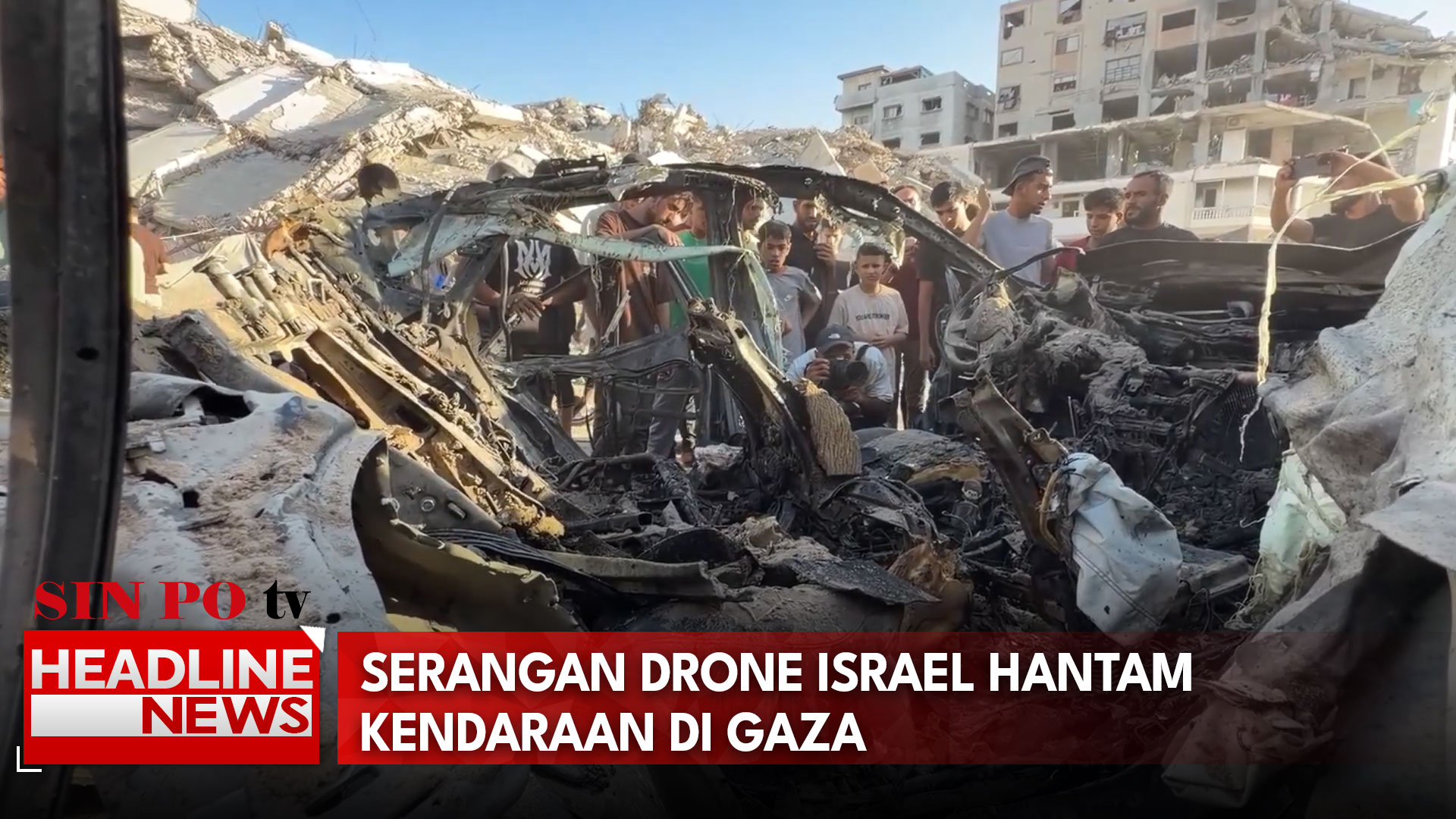 Serangan Drone Israel Hantam Kendaraan Di Gaza