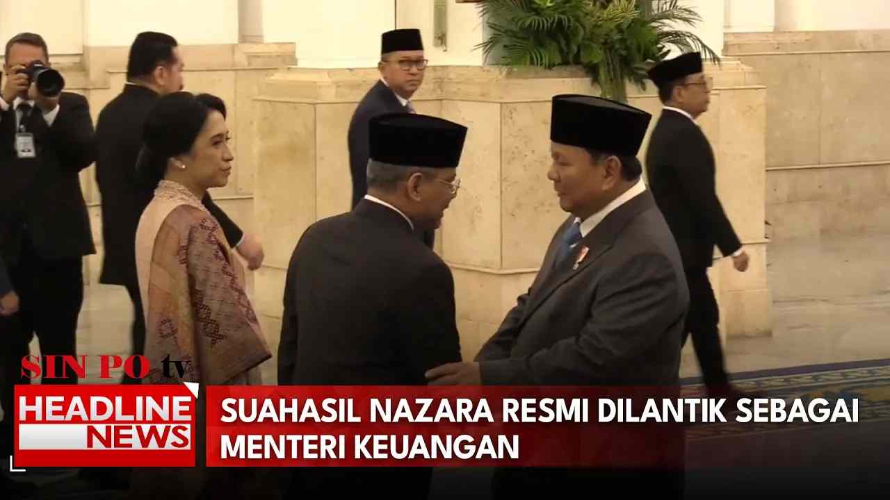 Suahasil Nazara Resmi Dilantik Sebagai Menteri Keuangan