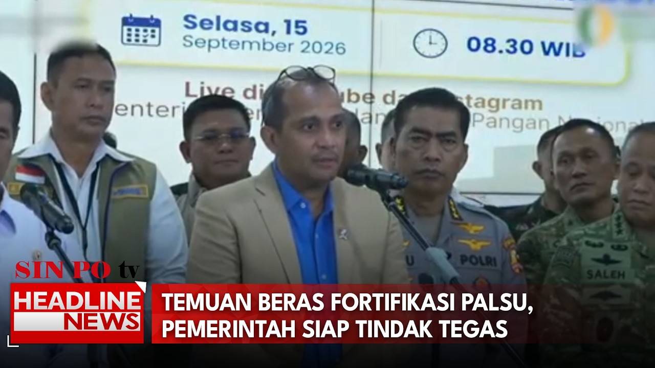 Temuan Beras Fortifikasi Palsu, Pemerintah Siap Tindak Tegas