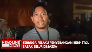 Terduga Pelaku Penyerangan Berpistol Babak Belur Dimassa