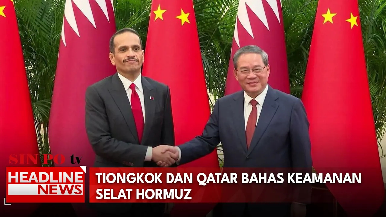 Tiongkok dan Qatar Bahas Keamanan Selat Hormuz