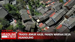 Tradisi Jemur Hasil Panen Warnai Desa Huangling