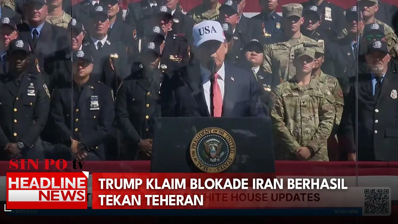 Trump Klaim Blokade Iran Berhasil Tekan Teheran