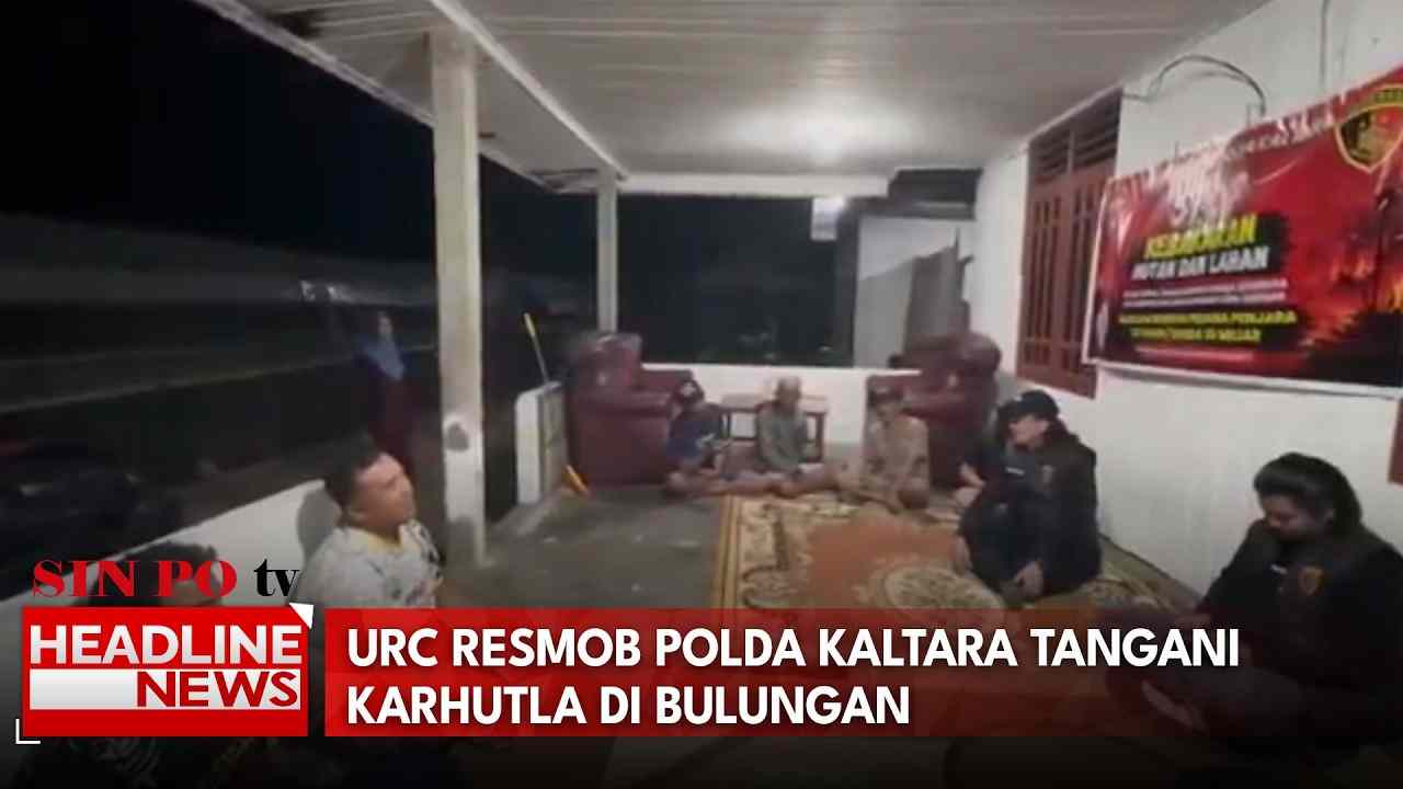 URC Resmob Polda Kaltara Tangani Karhutla di Bulungan