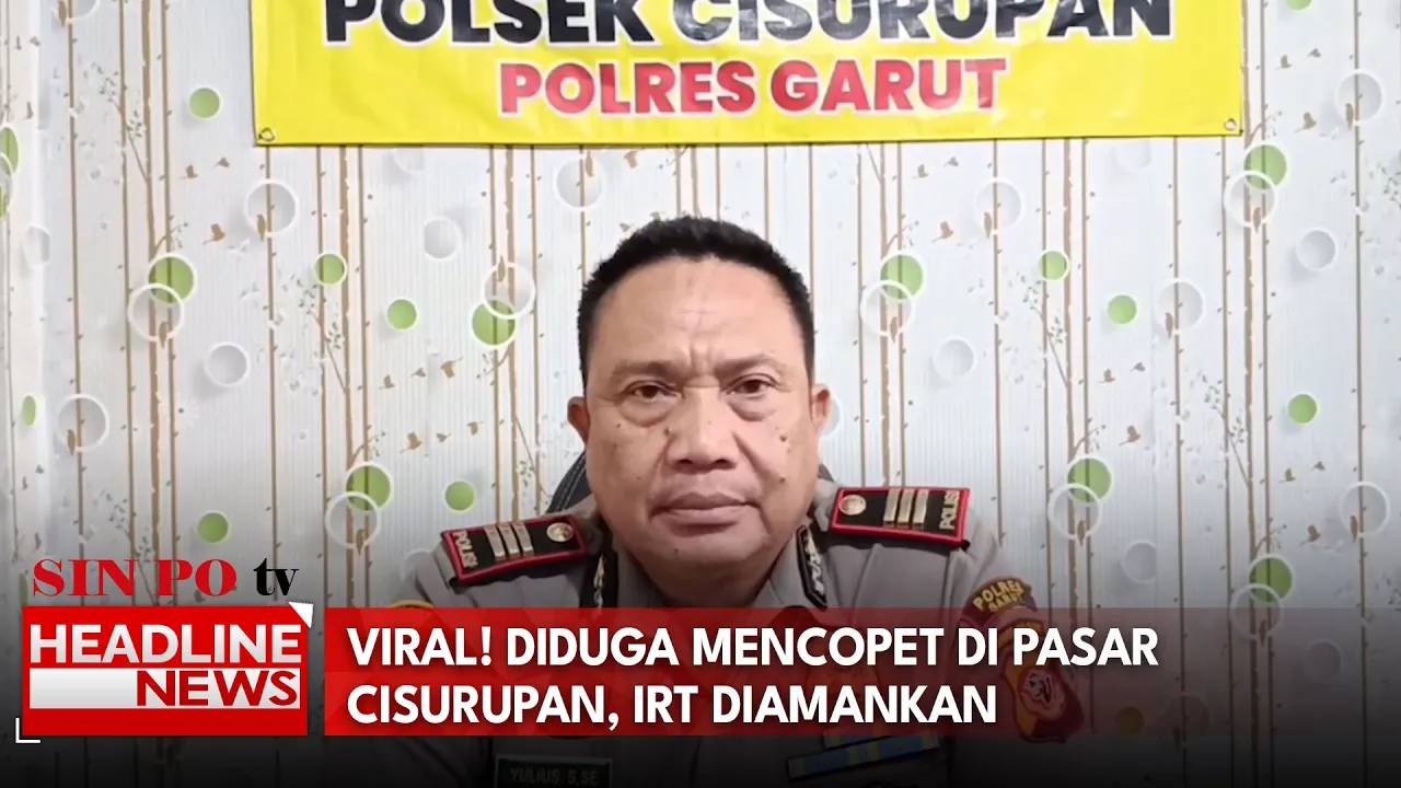 Viral! Diduga Mencopet di Pasar Cisurupan, IRT Diamankan