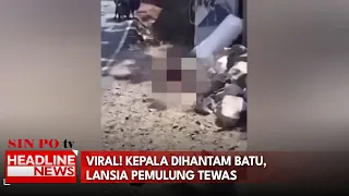 Viral! Kepala Dihantam Batu, Lansia Pemulung Tewas