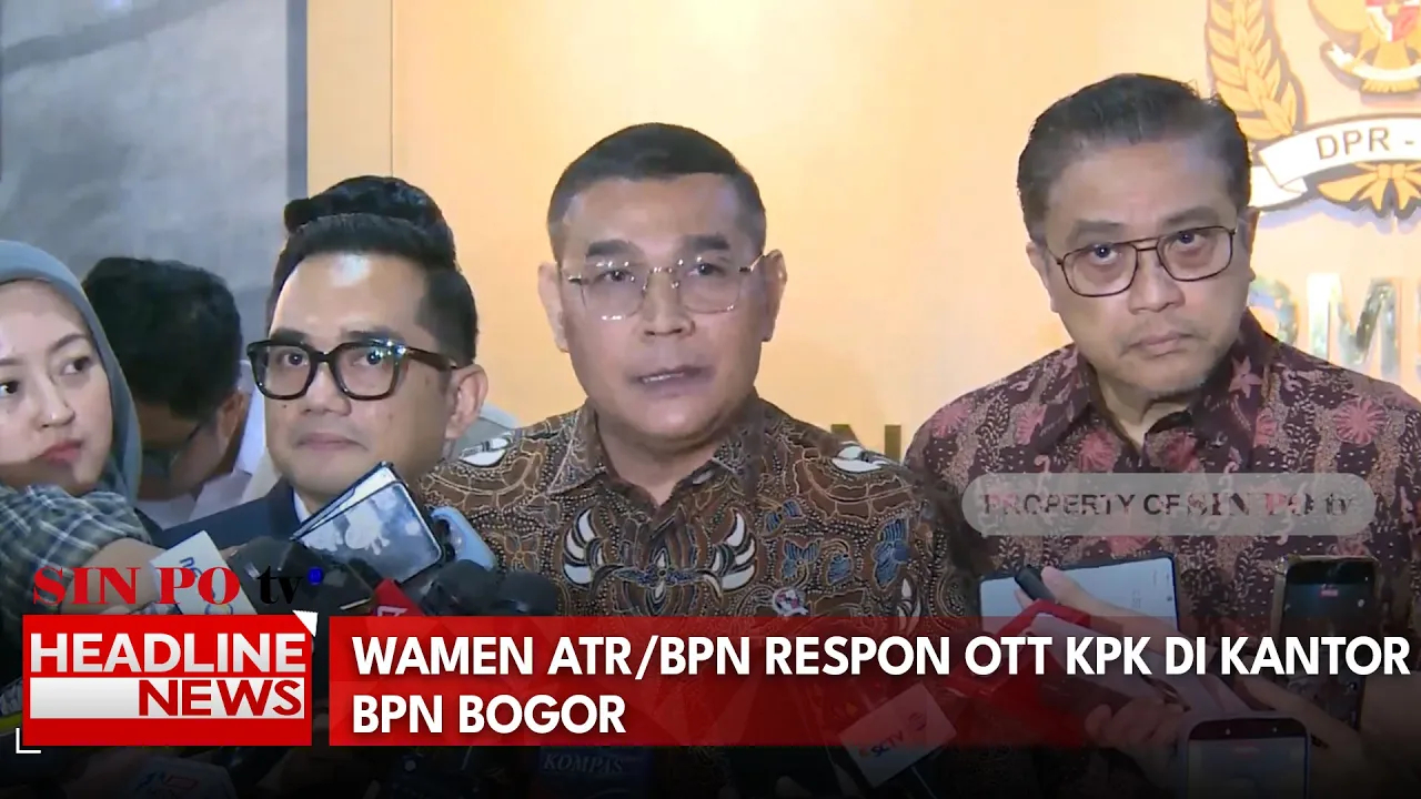 Wamen ATR/BPN Respon OTT KPK di Kantor BPN Bogor