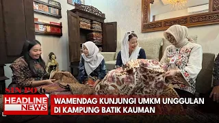 Wamendag Kunjungi Umkm Unggulan Di Kampung Batik Kauman