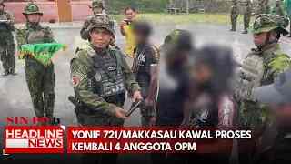 Yonif 721/Makkasau Kawal Proses Kembali 4 Anggota OPM