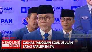 Zulhas Tanggapi Soal Usulan Batas Parlemen 5%