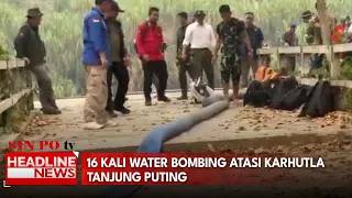 16 Kali Water Bombing Atasi Karhutla Tanjung Puting