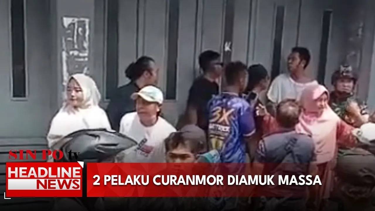 2 Pelaku Curanmor Diamuk Massa