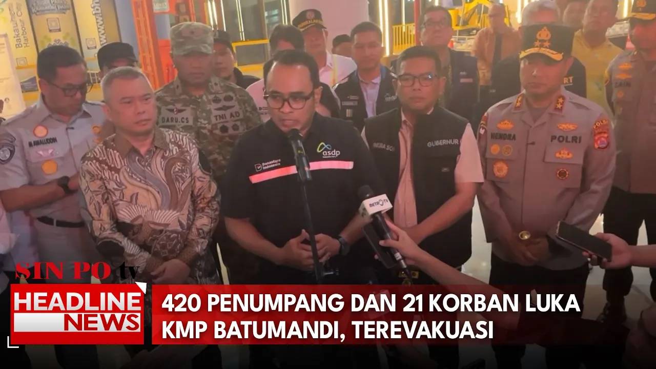420 Penumpang Dan 21 Korban Luka KMP Batumandi, Terevakuasi