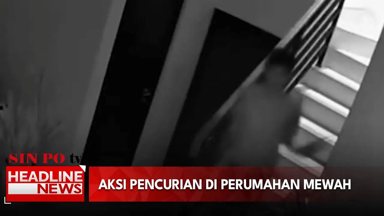 Aksi Pencurian di Perumahan Mewah