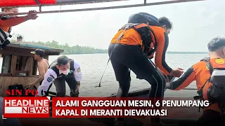 Alami Gangguan Mesin, 6 Penumpang Kapal di Meranti Dievakuasi