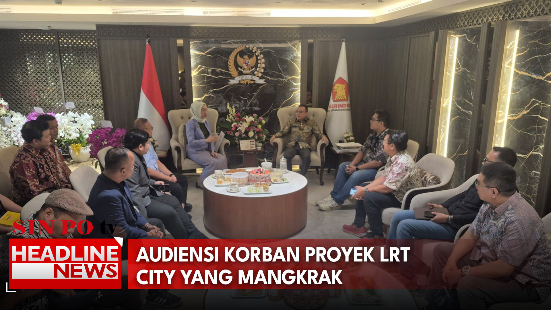 Audiensi Korban Proyek LRT City Yang Mangkrak