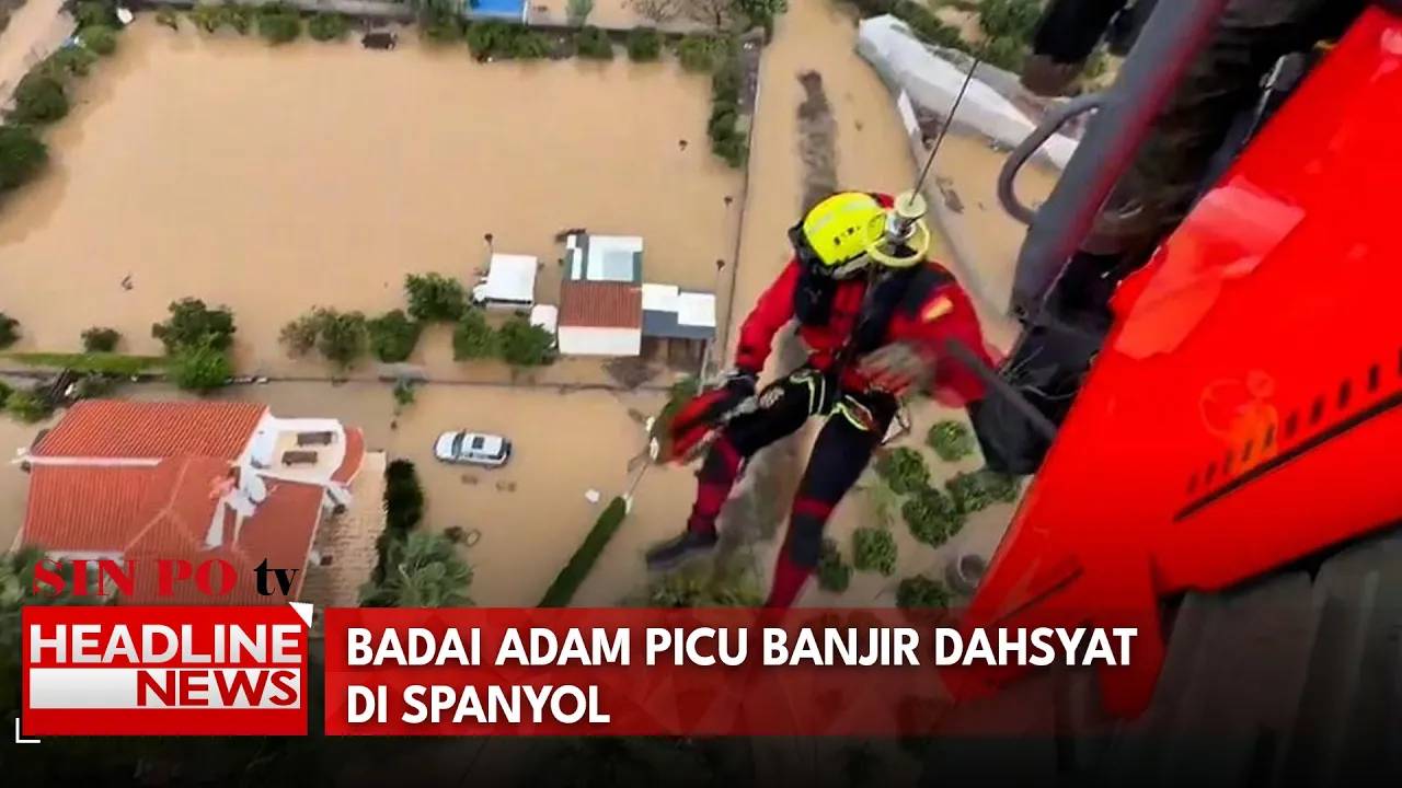 Badai Adam Picu Banjir Dahsyat Di Spanyol