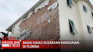 Badai Isaias Rusakkan Bangunan di Florida