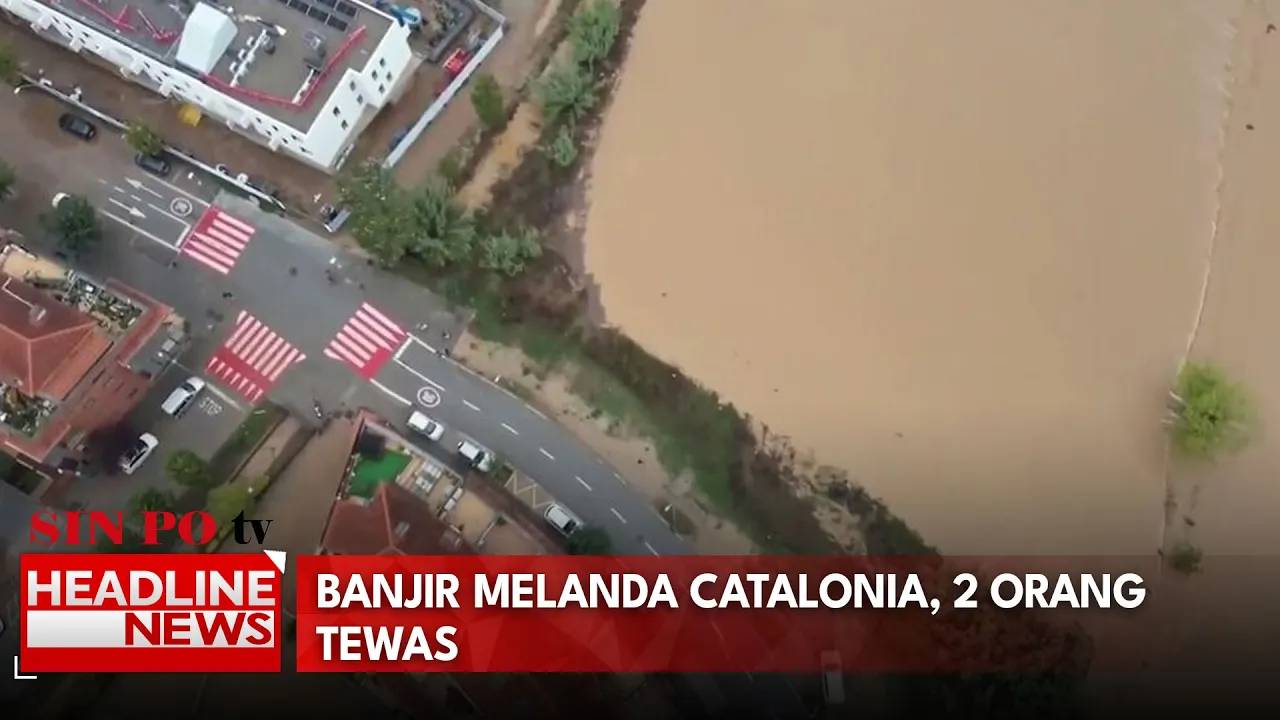 Banjir Melanda Catalonia, 2 Orang Tewas