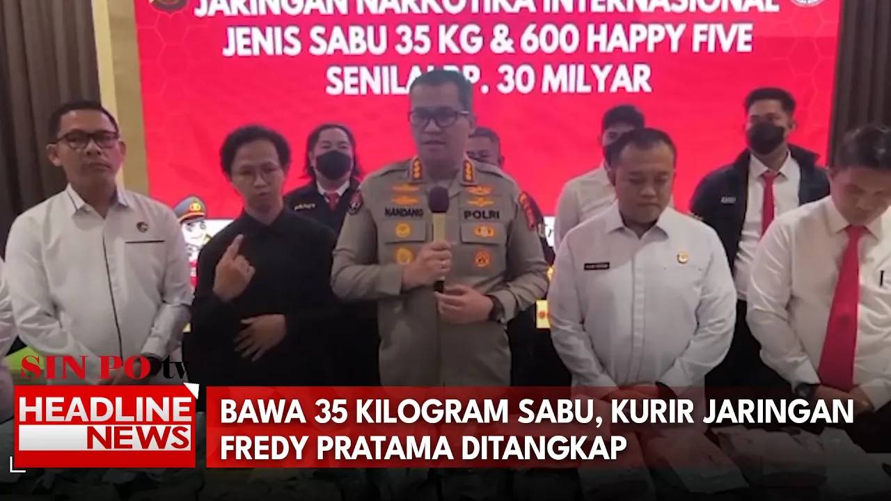 Bawa 35 Kilogram Sabu, Kurir Jaringan Fredy Pratama Ditangkap