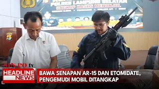 Bawa Senapan AR-15 dan Etomidate, Pengemudi Mobil Ditangkap