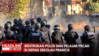 Bentrokan Polisi Dan Pelajar Pecah Di Depan Sekolah Prancis