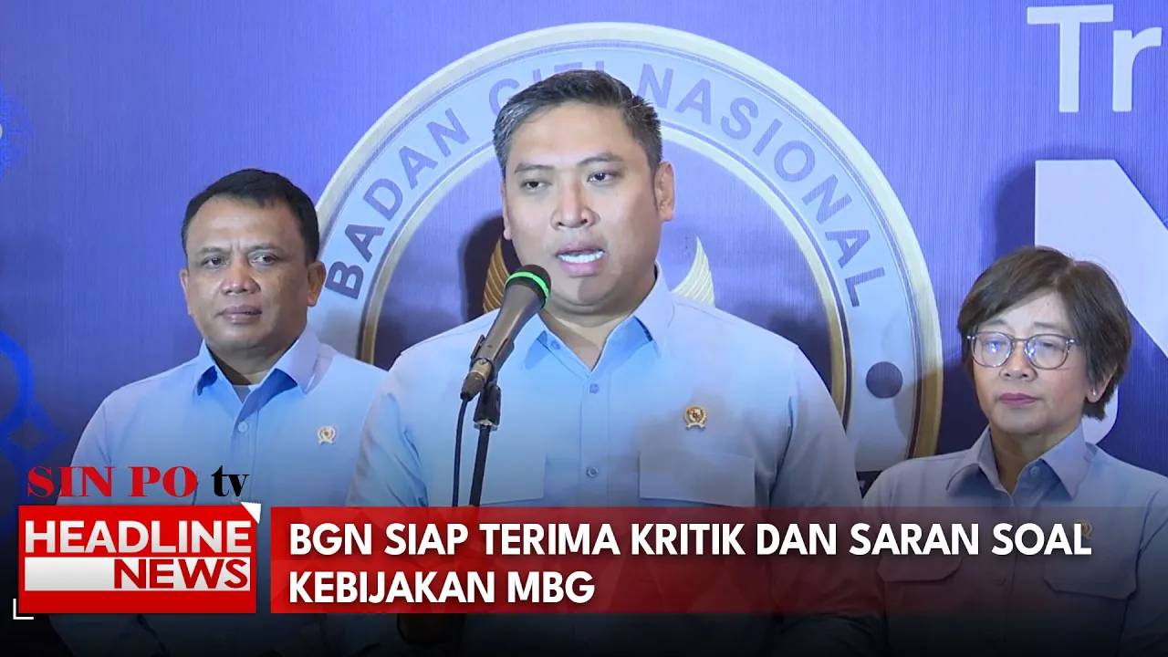 BGN Siap Terima Kritik Dan Saran Soal Kebijakan MBG