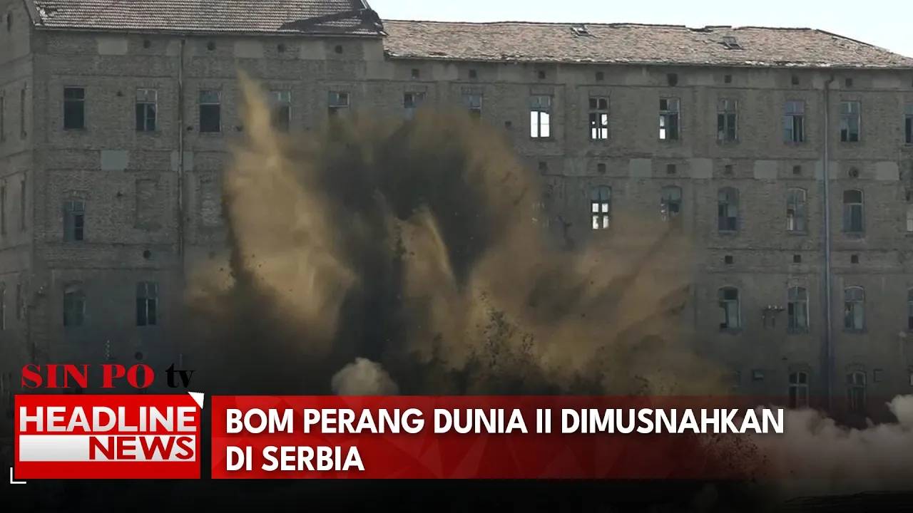 Bom Perang Dunia II Dimusnahkan di Serbia