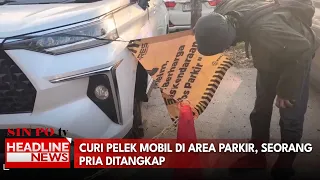 Curi Pelek Mobil di Area Parkir, Seorang Pria Ditangkap