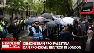 Demonstran Pro-Palestina dan Pro-Israel Bentrok di London