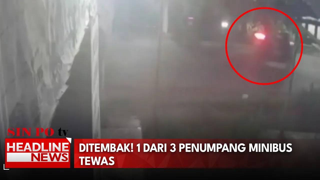 Ditembak! 1 Dari 3 Penumpang Minibus Tewas