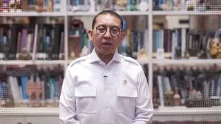 Dr. H. Fadli Zon, S.S., M.Sc. Menyampaikan ucapan Selamat atas peringatan HUT SIN PO tv ke-3.
