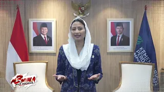 Dyah Roro Esti Widya Putri, B.A., M.S Mengucapkan Selamat HUT SIN PO TV ke-3.