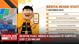 Ekspor Kuat, Neraca Dagang RI Surplus USD 7,25 Miliar