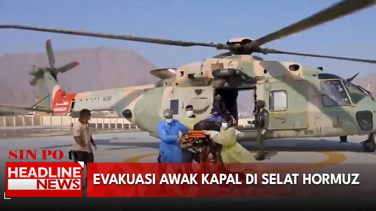 Evakuasi Awak Kapal di Selat Hormuz