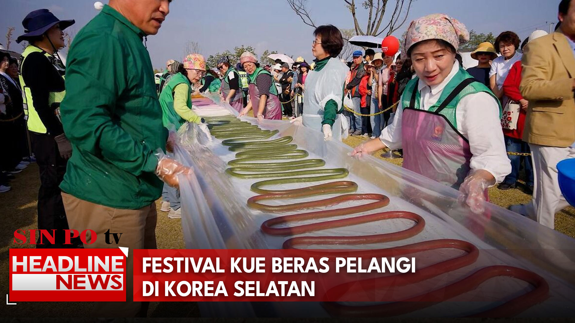 Festival Kue Beras Pelangi di Korea Selatan