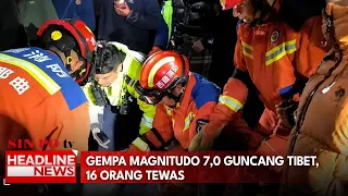 Gempa Magnitudo 7,0 Guncang Tibet, 16 Orang Tewas