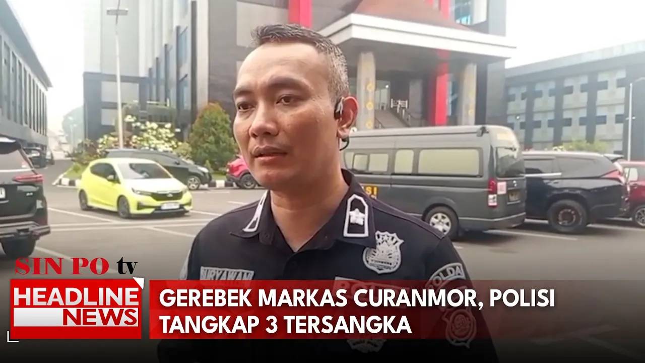 Gerebek Markas Curanmor, Polisi Tangkap 3 Tersangka