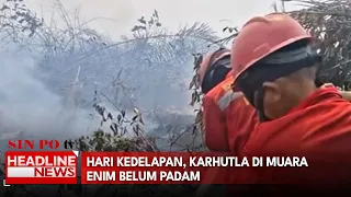Hari Kedelapan, Karhutla Di Muara Enim Belum Padam