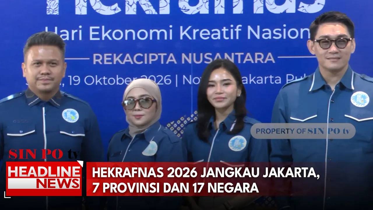 Hekrafnas 2026 Jangkau Jakarta, 7 Provinsi dan 17 Negara